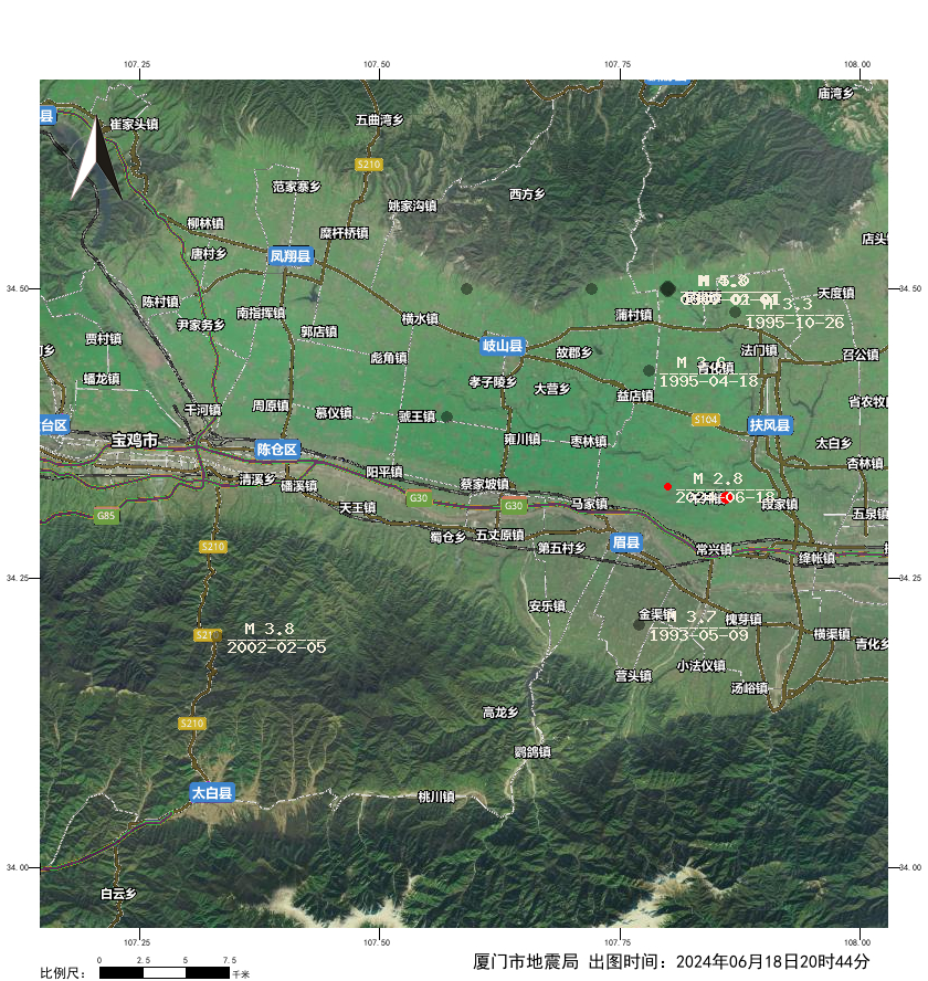宝鸡地震实时更新,最新消息汇总